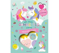 Mes jolies gommettes licornes - Meilleures amies - Avec des gommettes en feutrines et à motifs ! - Carotte Et Compagnie - Hemma - broché - Document jeunesse
