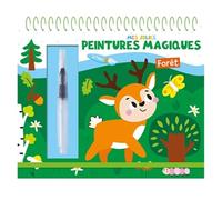 Atelier Cloro – Mes jolies peintures magiques - forêt ne – Avec 1 pinceau – Cartonné