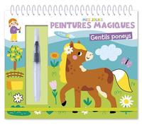 Atelier Cloro – Mes jolies peintures magiques – Gentils poneys – Avec 1 pinceau – Broché