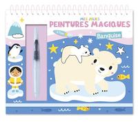 1.2.3 SOLEIL! – Mes jolies peintures magiques: La banquise – Avec 1 pinceau à eau – Relié