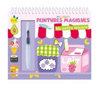 Mes jolies peintures magiques - ma petite épicerie - Collectif - 1 2 3 Soleil - relié - Document jeunesse