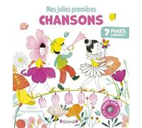 Mes jolies premières chansons - Livre sonore et d'éveil avec 6 puces sonores + piles AAA - Bébé dès 6 mois