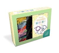 Mes jolis bracelets brésiliens à créer (coffret): Des fils de différentes couleurs et un livre explicatif