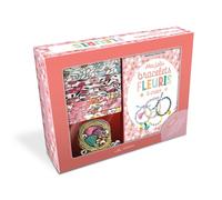 Coffret - Mes jolis bracelets fleuris à créer: Des tissus fleuris, des accessoires et un livre explicatif