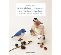 Mes jolis oiseaux en laine cardée