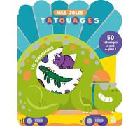 Mes jolis tatouages - Les dinosaures - Collectif - Le Ballon Eds - broché - Document jeunesse