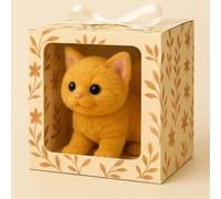 Mes Jouets de Chat réalistes, Chaton de Chat Smart Robot Qui agit comme Un Vrai Chaton, se déplace comme Un Vrai Chat, Marche, miaule et remute sa Queue Yellow