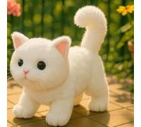Mes Jouets de Chat réalistes, Jouet pour Chats pour Enfant, Animal en Peluche électrique - 2025 Nouveau Robot Chat, Robot Kitty Qui agit comme Un Vrai Animal de Compagnie