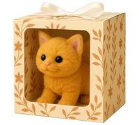 Mes jouets réalistes pour chat, apportent une joie et une chaleur sans fin, agissent comme un vrai chaton, robot chat en peluche interactif pour les promenades, les miaulements et la queue des adultes