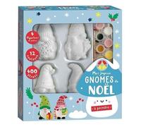 Collectif – Mes joyeux gnomes à peindre – Figurines + 12 pots de peinture – 1.2.3 SOLEIL!