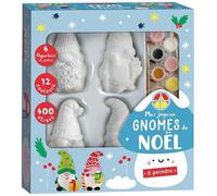 Mes joyeux gnomes de Noël à peindre - figurines + 12 pots peintures - Collectif - 1 2 3 Soleil - Jeux livres objets