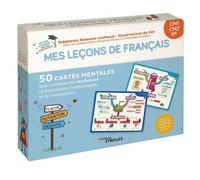 Mes leçons de français CM1, CM2, 6e 50 cartes mentales pour comprendre facilement la grammaire, l'orthographe et la conjugaison ! - Filf - Eyrolles - Boîte ou accessoire - Jeux livres objets