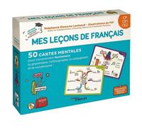 Mes leçons de français CP, CE1, CE2 50 cartes mentales pour comprendre facilement la grammaire, l'orthographe, la conjugaison et le vocabulaire. 1 livret explicatif - Filf - Eyrolles - Boîte ou access
