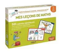 Mes Leçons De Math Cp Ce1 Ce2 - Avec 40 Cartes Leçons, 10 Cartes Jeux, 1 Livret Explicatif
