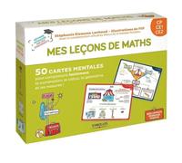 Mes leçons de math CP CE1 CE2 – 50 cartes mentales – 1 livret explicatif – Groupe Eyrolles
