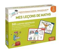 Mes leçons de maths CP, CE1, CE2 50 cartes mentales pour comprendre facilement la numérotation, le calcul, la géométrie et les mesure. 1 livret explicatif - Filf - Eyrolles - Boîte ou accessoire - Jeu