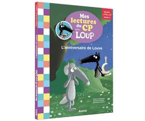 Mes lectures du cp avec loup - l'anniversaire de louve - Eléonore Thuillier - Auzou Philippe Eds - broché - Roman cadet