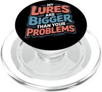 Mes leurres sont Plus Gros Que Les vôtres Pêche Estivale en Eau salée PopSockets PopGrip pour MagSafe