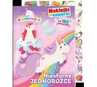 Mes Licornes. Stickers for numbers part 2 Unruly Unicorns Collective Edition (Buch auf Polnisch)