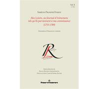 Mes Loisirs, ou Journal d'événemens tels qu'ils parviennent à ma connoissance (1753-1789), Volume 10 1788 - Siméon-Prosper Hardy - Hermann - broché - Roman