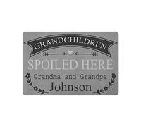 Mes Maillots De Bain Photo Personnalisés Votre Nom Nom De Famille Petits-Enfants Personnalisés Gâtés Ici Tapis De Porte Anti-Poussière Tapis De Bain Antidérapant Absorbant Paillasson pour Chambre