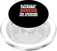 Mes Mains parlent, Le thérémine Fait Les cris Cool PopSockets PopGrip pour MagSafe