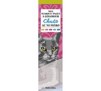 Mes marque-pages à colorier au numéro - Chats
