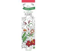 Mes marque-pages à colorier : Fleurs