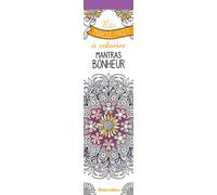 Mes marque-pages à colorier : mantras bonheur - Marica Zottino - Rustica - broché - Livre-jeu
