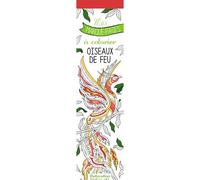 Mes marque-pages à colorier : oiseaux de feu - Marica Zottino - Rustica - broché - Livre-jeu