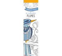 Mes marque-pages à colorier : Plumes