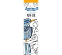 Mes marque-pages à colorier : Plumes
