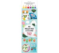 Mes marque-pages à colorier - Shopping à Tokyo