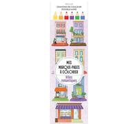 Mes marque-pages à colorier - Villes romantiques
