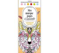 Mes marque-pages à l'aquarelle - Animaux totem Collectif (Auteur)