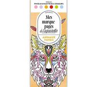 Mes marque-pages à l'aquarelle - Animaux totem - Collectif - Marabout - broché - Livre-jeu