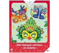 Mes Masques Animaux En Volume - Pochette Avec Accessoires