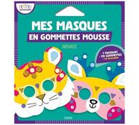 Clémentine Dérodit – Mes masques en gommettes mousse – Animaux – Fleurus