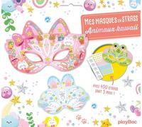 Mes masques en strass - Animaux Kawaii nouvelle édition: Avec 400 strass dont 5 maxi !