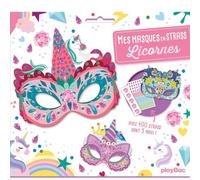 Mes masques en strass - Licornes: Avec 400 strass dont 5 maxi !