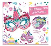 Mes masques en strass - Licornes Lili La Baleine (Illustration)