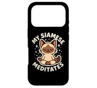 Mes méditations siamoises sur Le thème des Chats Mignons Coque pour iPhone 17 Pro