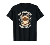 Mes méditations siamoises - Thème Chat Mignon T-Shirt