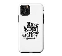 Mes Meilleures Vacances, Aventures, Voyages, Surf sur la Plage Coque pour iPhone 11 Pro