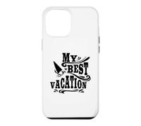 Mes Meilleures Vacances, Aventures, Voyages, Surf sur la Plage Coque pour iPhone 12 Pro Max