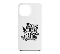 Mes Meilleures Vacances, Aventures, Voyages, Surf sur la Plage Coque pour iPhone 13 Pro Max