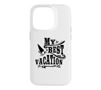Mes Meilleures Vacances, Aventures, Voyages, Surf sur la Plage Coque pour iPhone 14 Pro