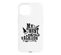 Mes Meilleures Vacances, Aventures, Voyages, Surf sur la Plage Coque pour iPhone 15