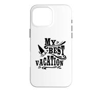 Mes Meilleures Vacances, Aventures, Voyages, Surf sur la Plage Coque pour iPhone 16 Pro Max
