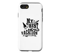 Mes Meilleures Vacances, Aventures, Voyages, Surf sur la Plage Coque pour iPhone SE (2020) / 7/8